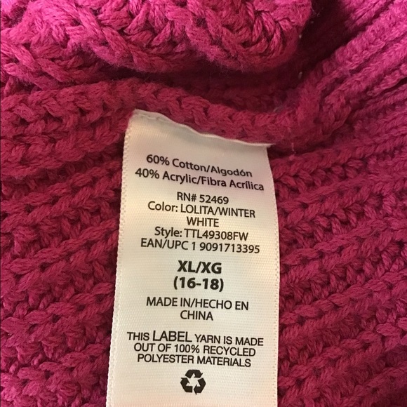 TIME & TRU bulky crew neck sweater XL multiple colors - Picture 4 of 6